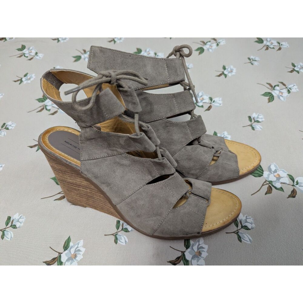 Melrose & Market Wedge Heel Sandals size 13 Women's